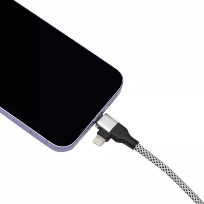 Kabel do ładowania i przesyłania danych - srebrny (56-1107413)