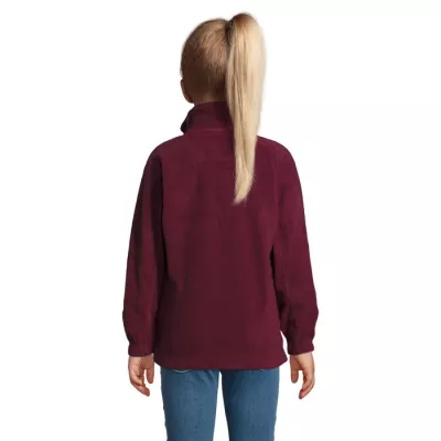 Bluza polarowa dziecięca 300 g/m² Sol's NORTH KIDS - Burgundy (S00589-BG)