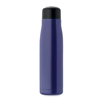 Butelka termiczna z uchwytem sznurkowym 500 ml CORDLE - Niebieski (MO2413-37)