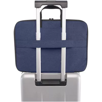 Libra etui na laptopa 2 w 1 o pojemności 3 l wykonane z materiałów z recyklingu z certyfikatem GRS - Granatowy melanż (13008555)
