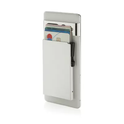 Magnetyczne etui na kartę kredytową, ochrona RFID - silver (P820.9502)