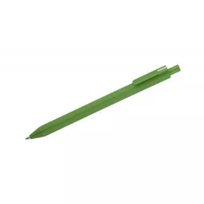 Długopis z powłoką soft touch FULKO - zielony jasny (19829-13)