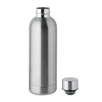 Butelka termiczna ze stali z recyklingu 500 ml ATHENA - Srebrny Mat (MO6750-16)