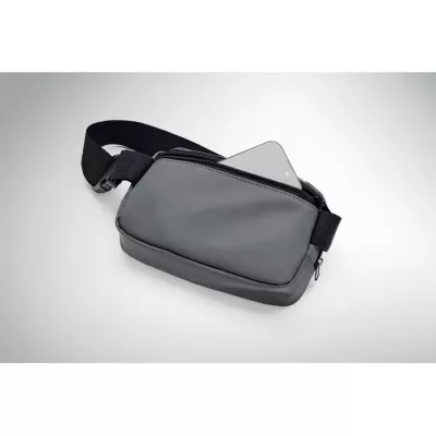 Nerka z miękkiego PU KOROVIN WAIST - Kamienny Szary (MO2683-15)