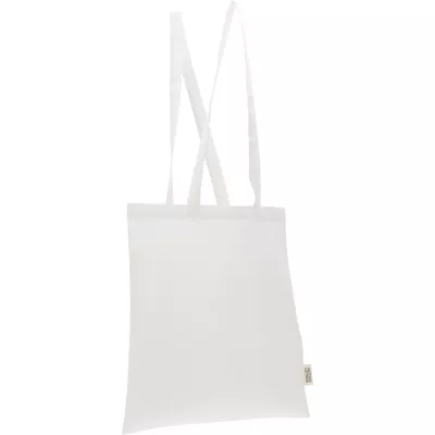 Torba bawełniana z długimi uszami 180g/m2 z materiałów z recyklingu GLEN - biały (6469806)