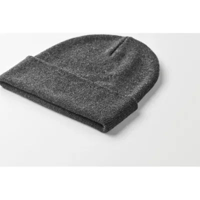 Czapka zimowa unisex z mankietem BEANIX - Kamienny Szary (MO2705-15)