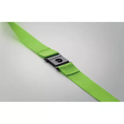 Smycz z RPET 20 mm z karabińczykiem LANY RPET - Limonka (MO6100-48)