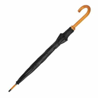 Parasol automatyczny drewniany Ø105 cm NANCY - czarny (513103)
