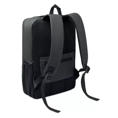 Plecak na laptop 15" RPET z twardym frontem 15 l NOVIX - Czarny (MO3186-03)