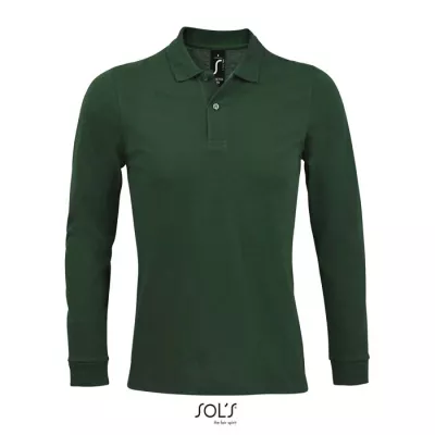 Polo męskie 180 g/m² Sol's PERFECT LSL MEN - Ciemno-Zielony (S02087-BO)