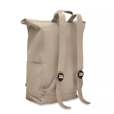 Plecak z bawełny z recyklingu 390 g/m² KAMET - Khaki (MO2552-39)