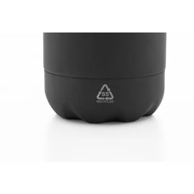 Refill Soft butelka z ze stali nierdzewnej z recyklingu - czarny (AP808162-10)
