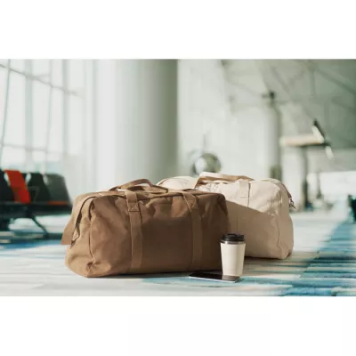 Torba podróżna z recyklingu 450 g/m² DUFFAS COLOUR - Khaki (MO2508-39)