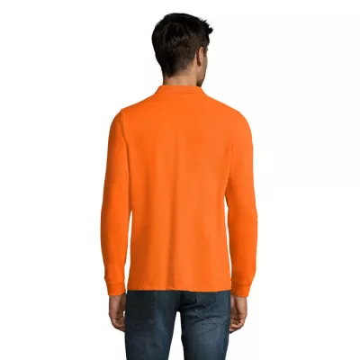 Polo męskie 180 g/m² Sol's PERFECT LSL MEN - Pomaranczowy (S02087-OR)