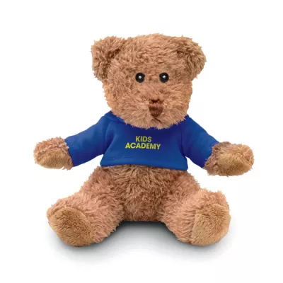 Miś pluszowy z koszulką JOHNNY T - Niebieski (MO2594-04)