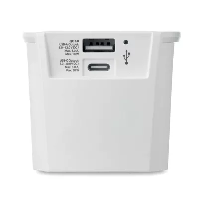 Adapter podróżny USB-C 30W Skross MUV USB AC30 PD - Bialy (MO2980-06)