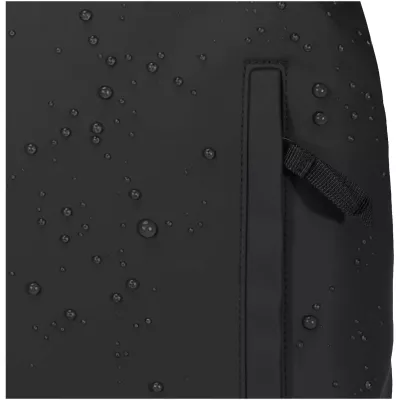 Resi Plus plecak na 15-calowego laptopa o pojemności 18 l z recyklingu, z certyfikatem GRS i zabezpieczeniem przed kradzieżą - Czarny (13010990)