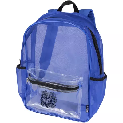 Mesh plecak z recyklingu z certyfikatem GRS o pojemności 18 l - Błękit królewski (13013753)