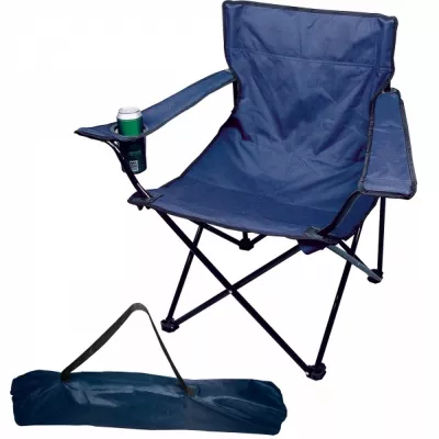 Krzesło składane SUZANNE - granatowy (5510444)