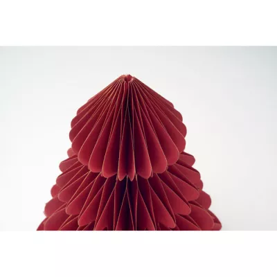 Choinka papierowa składana 30 cm HARMOBIG - Czerwony (CX1578-05)