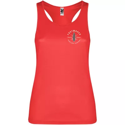 Shura damski podkoszulek sportowy - Czerwony (R0349-RED)