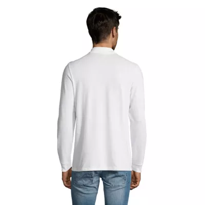 Polo męskie 180 g/m² Sol's PERFECT LSL MEN - Bialy (S02087-WH)