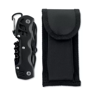 Scyzoryk 13 w 1 ze stali z etui MYTOOL - Czarny (MO3130-03)