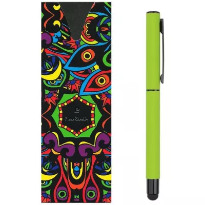 Pióro kulkowe touch pen soft touch CELEBRATION Pierre Cardin - jasnozielony (B0300607IP329)