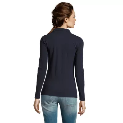 Polo damskie 180 g/m² Sol's PERFECT LSL WOMEN - French Navy (S02083-FN)