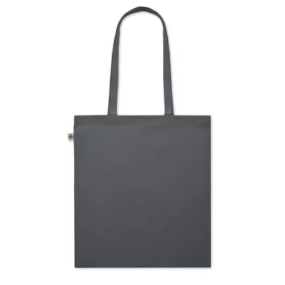 Torba na zakupy z bawełny organicznej 180 g/m² ONEL - Kamienny Szary (MO6711-15)