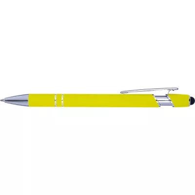Długopis z touch pen-em - żółty (V1917-08)