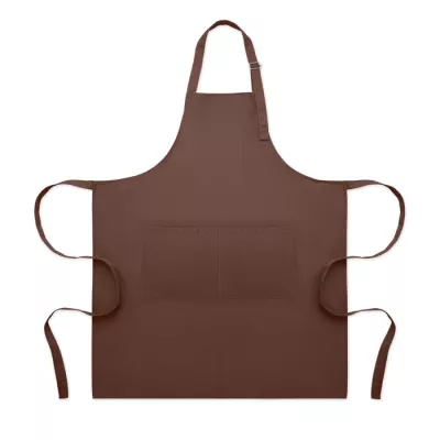 Fartuch kuchenny z polibawełny 240 g/m² GALA - Czekolada (MO2349-41)