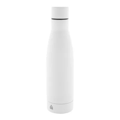Rubbar butelka ze stali nierdzewnej z recyklingu - biały (AP808163-01)