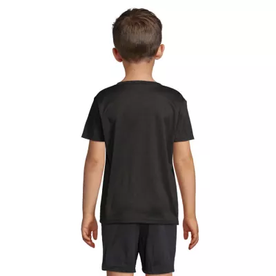 Koszulka sportowa dziecięca Sol's SPRINT KIDS - Czarny (S04773-BK)