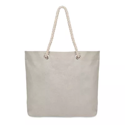 Torba plażowa z bawełny z recyklingu 220 g/m² MARE - Bezowy (MO2188-13)