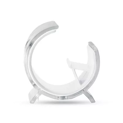 Podstawka na telefon plastikowa STANDIX - Bialy (MO7937-06)