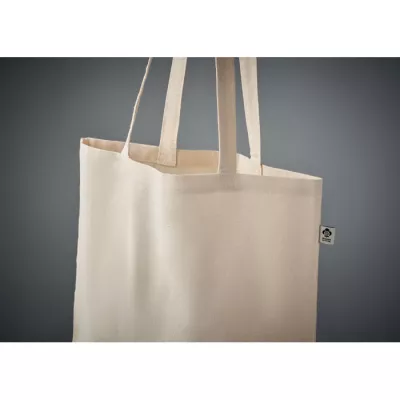 Torba na zakupy z bawełny organicznej 180 g/m² NUORO - Bezowy (MO6632-13)