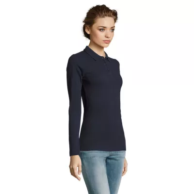 Polo damskie 180 g/m² Sol's PERFECT LSL WOMEN - French Navy (S02083-FN)