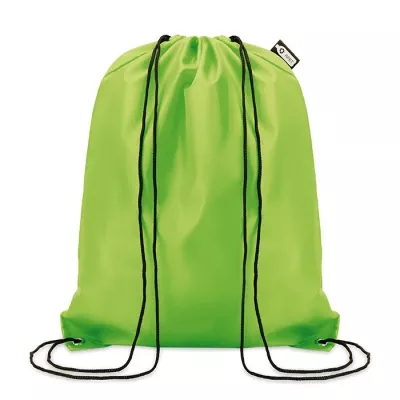Worek ze sznurkiem z RPET 190T SHOOPPET - Limonka (MO9440-48)