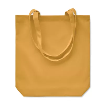 Torba bawełniana na zakupy 270 g/m² RASSA COLOURED - Ochre (MO6442-78)