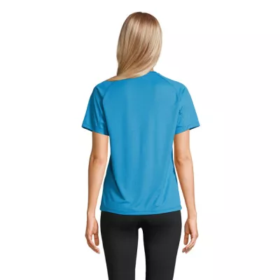 Koszulka sportowa damska Sol's VORTEX WOMEN - Aqua (S04788-AQ)