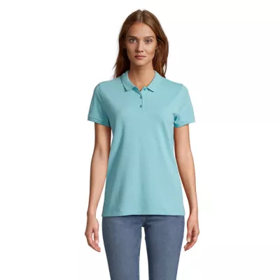 Polo damskie organiczne 170 g/m² Sol's PLANET WOMEN - Pool Blue (S03575-BP)