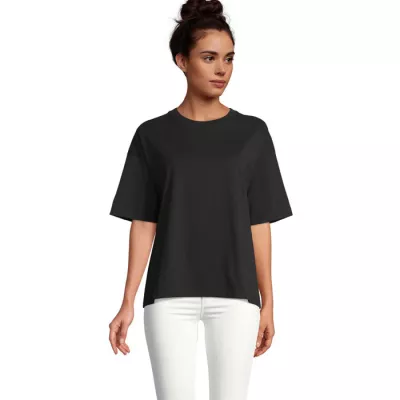 Koszulka damska oversize 180 g/m² Sol's BOXY WOMEN - Deep Black (S03807-DB)