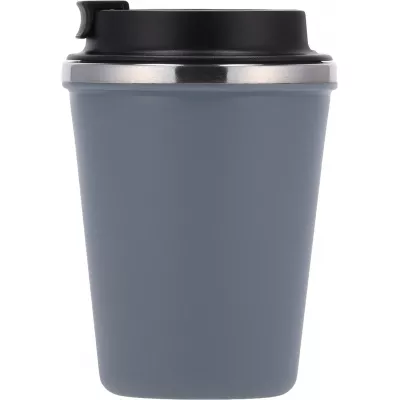 Kubek termiczny 350 ml z powłoką z recyklingu METODY - szary (8496207)