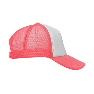 Czapka trucker 5-panelowa 150 g/m² BUBBLE - Fluorescencyjny -Fuksja (MO2269-72)