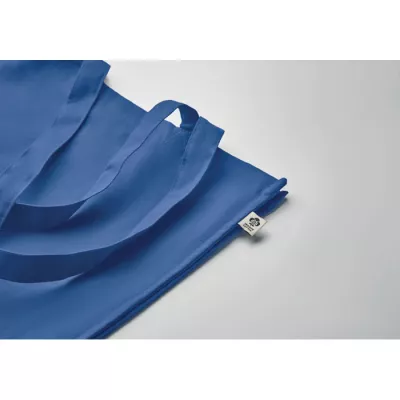 Torba z bawełny organicznej 220 g/m² BENTE COLOUR - Niebieski (MO2197-37)