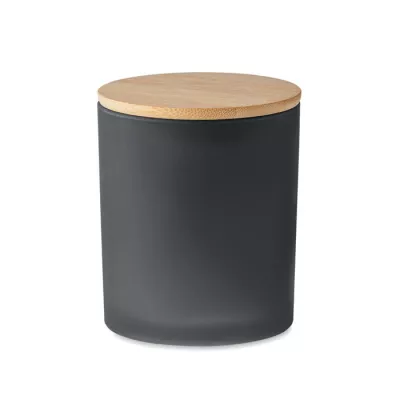Świeca zapachowa w matowym słoju 200 g KEOPS MEDIUM - Czarny (MO6613-03)