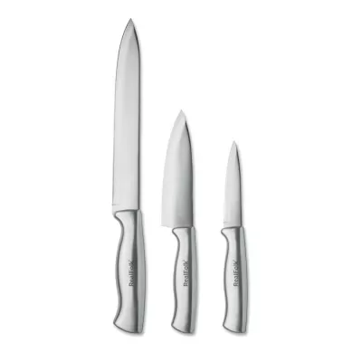 Zestaw 3 noży ze stali nierdzewnej COCINERO - Srebrny (MO3203-14)