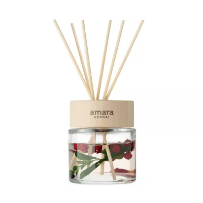 Dyfuzor zapachowy wanilia 100 ml z patyczkami MAGNOLIA - Przezroczysty (MO2703-22)