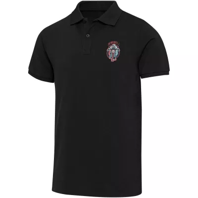Beryl naturalna koszulka polo z recyklingu z krótkim rękawem, unisex, o gramaturze 220 g/m² - Czarny (39558-BLACK)